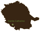 Plan d'accès pour se rendre aux gites Sainte-Catherine